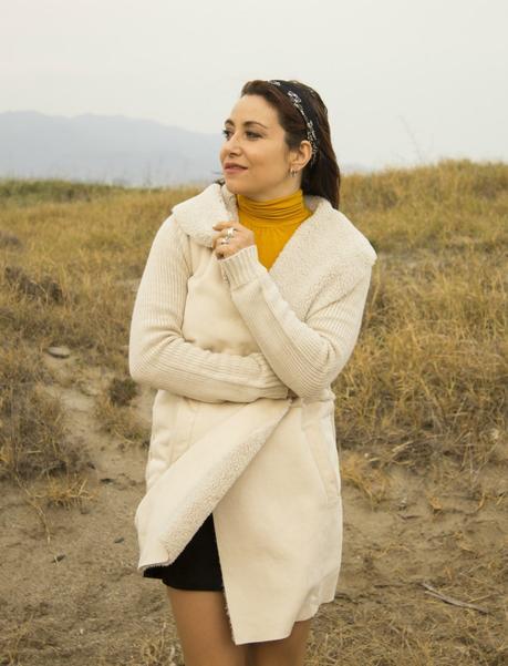 Mostaza y Falda abotonada-Mustard and Buttoned Skirt