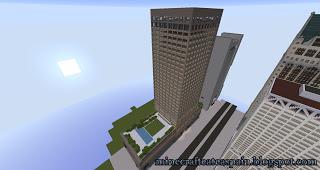 Réplica Minecraft: Rascacielos One Federal Street de Boston, Estados Unidos.
