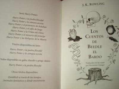 Los cuentos de Beedle el Bardo, J.K. Rowling