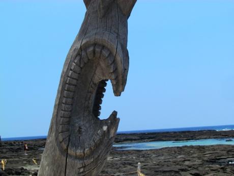 Los Tiki o Ki'i, estatuas de dioses hawaianos