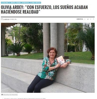 Entrevista en el periódico EL NORTE HOY de Canarias