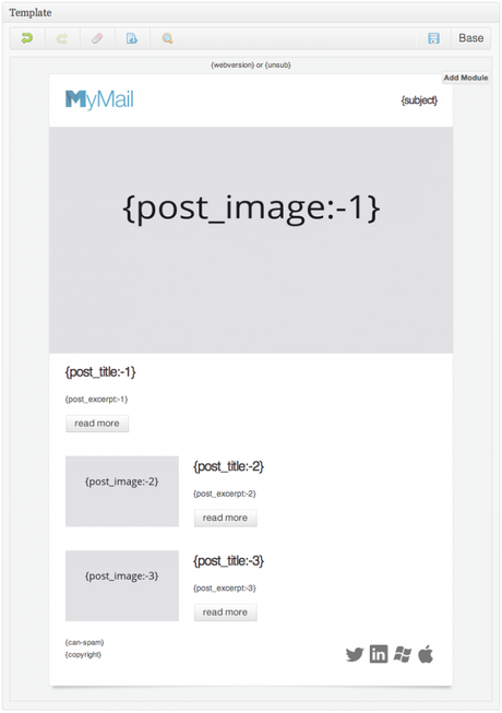 MyMail: El mejor plugin de Newsletter para WordPress ejemplo panel crear newsletter wordpress mymail