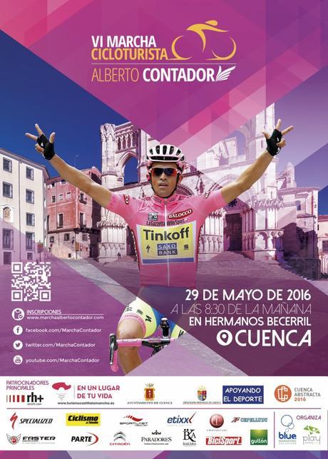 La VI Marcha Alberto Contador tendrá lugar el 29 de Mayo en Cuenca