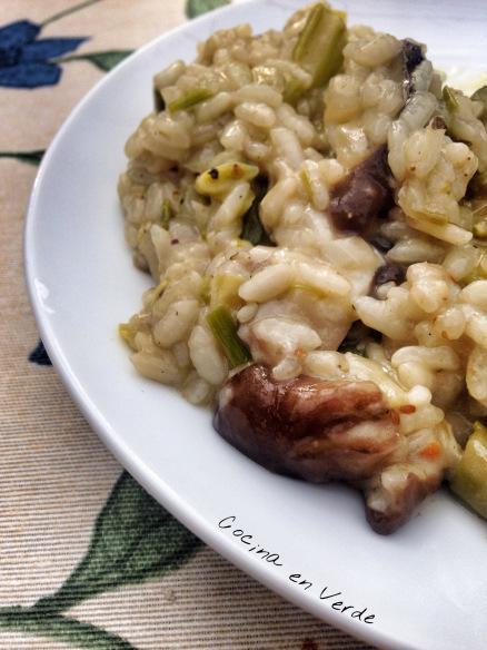 Risotto de Shitake con un toque oriental risotto shitake cocina en verde klara mora