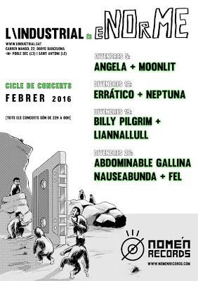 [Noticia] L'Industrial és eNOrMe, ciclo de conciertos de la mano de No Me'n Records