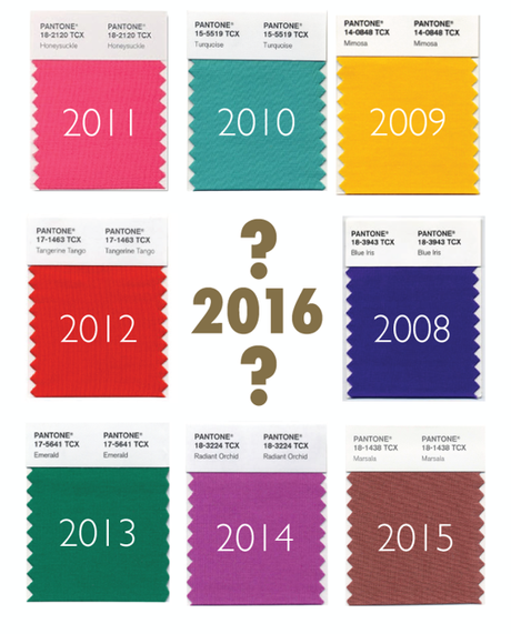 Tendencias Color 2016 {Pantone}