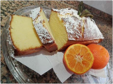 Plum cake de mandarina