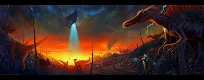 Los increibles escenarios dinosaurianos de RJ Palmer