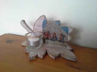 Cadelabro DIY de madera