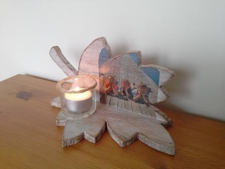 Cadelabro DIY de madera