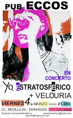 Concierto de Veloruria y Yo, estratosférico en Zaragoza