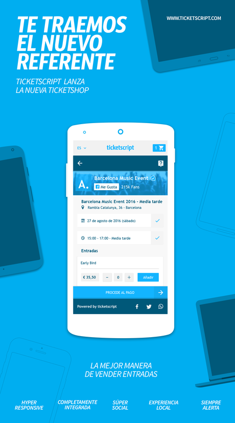 Llega el nuevo referente: la nueva ticketshop de Ticketscript