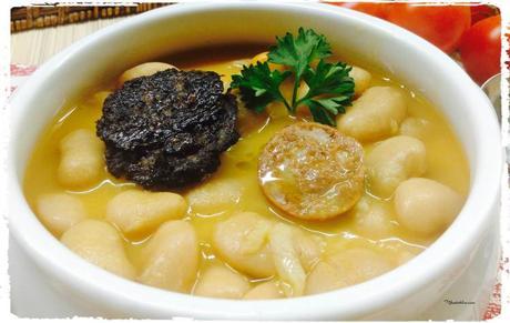 Alubias blancas de la Granja con chorizo y morcilla 3