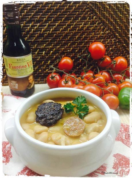 Alubias blancas de la Granja con chorizo y morcilla 2