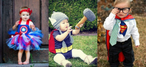 Fotos de disfraces de superhéroes para bebés
