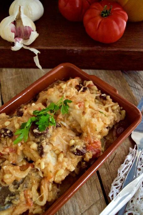 Bacalao con pasas y piñones, tradición y emoción