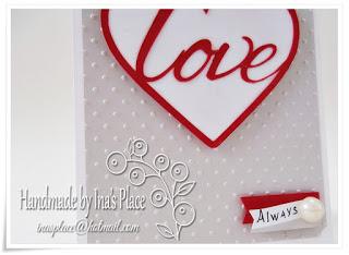 Love Love Love - San Valentine's Greeting Card.