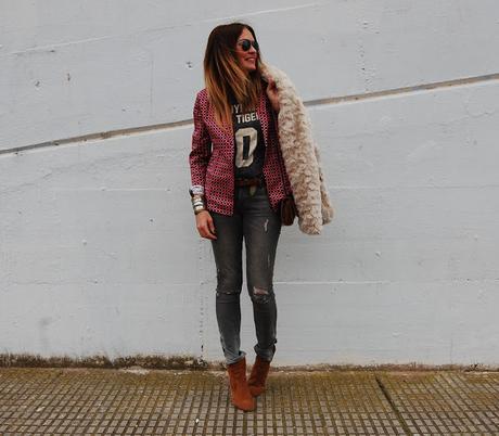 bLAZER pRINT cORBATERA  #nOUNIFORMES