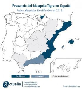 Mapa mosquito tigre