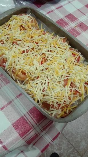 PECHUGAS DE POLLO AL PESTO ROSSO