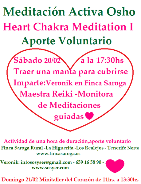 Tenerife Meditación Heart Chakra de Osho