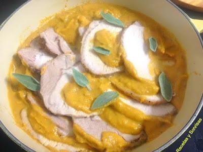 LOMO AL HORNO EN SALSA