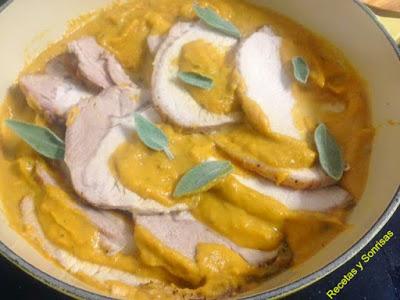 LOMO AL HORNO EN SALSA