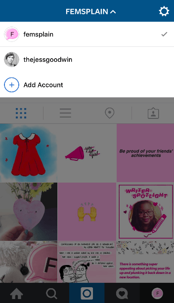 Algunos usuarios pueden usar múltiples cuentas en Instagram