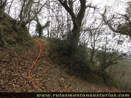 Desvío a la izquierda