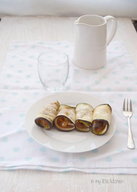Rollitos de berenjena