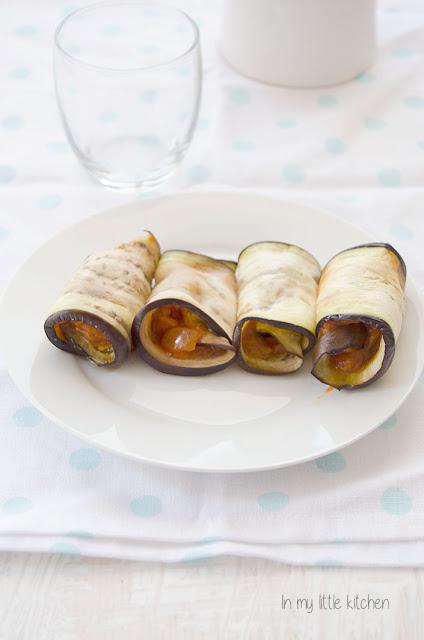Rollitos de berenjena