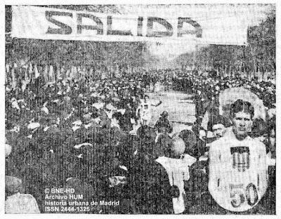 Madrid, cien años atrás. Una carrera pedestre y más. 6 y 7 de febrero de 1916