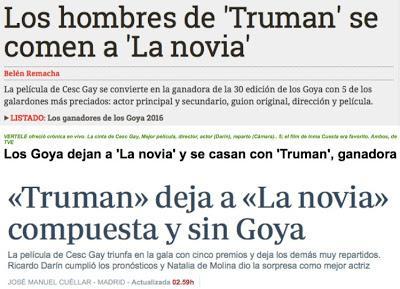 Goyas 2016: a lo Pataky