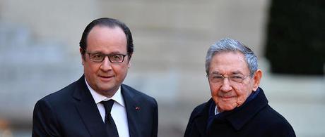 Hollande Raúl Castro