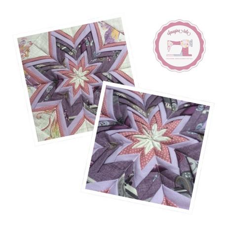 Cojín estrella, nueva combinación de colores!!