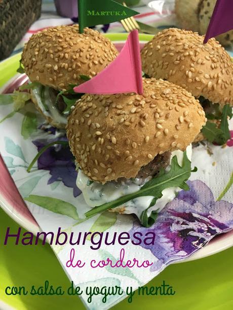 Mini-Hamburguesas De Cordero Con Salsa De Yogur Y Menta