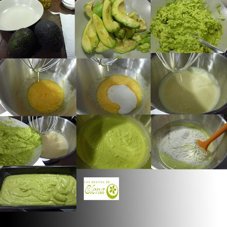 Bizcocho de aguacate