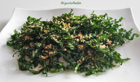 CRUJIENTE DE ACELGAS: (FALSAS) ALGAS FRITAS O CRISPY SEAWEED