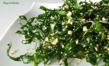 CRUJIENTE DE ACELGAS: (FALSAS) ALGAS FRITAS O CRISPY SEAWEED