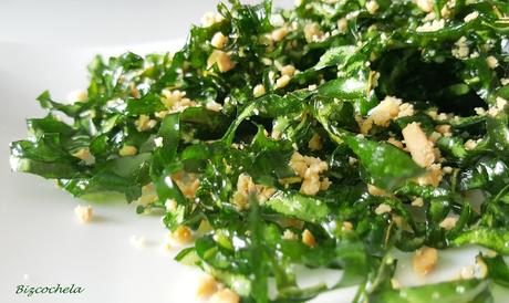 CRUJIENTE DE ACELGAS: (FALSAS) ALGAS FRITAS O CRISPY SEAWEED