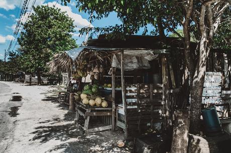 Jamaica-Collage_On_The_Road-Straw_Hat-Golden_Top-White_Shorts-Maje_Sandals-Fruits_Stands-Outfit-Summer_Look-Street_Style-47