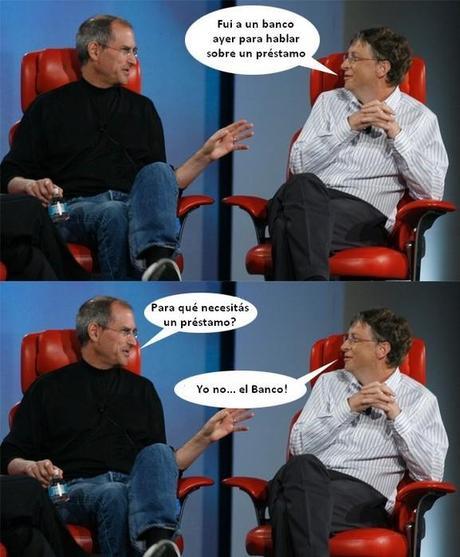 Bill Gates se presta dinero del banco? Bill Gates se presta dinero del banco?
