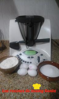 PLANCHA DE BIZCOCHO A MODO TRADICIONAL Y EN THERMOMIX