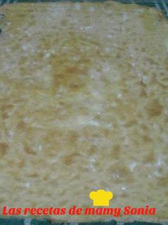 PLANCHA DE BIZCOCHO A MODO TRADICIONAL Y EN THERMOMIX