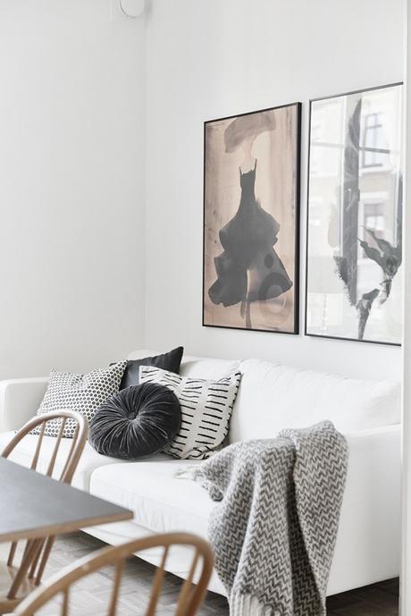 white sofa