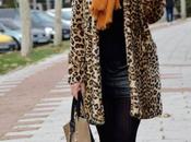 Leopard print coat outfit