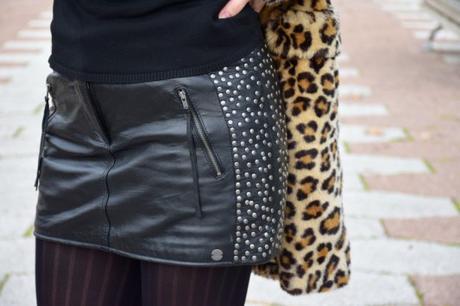Leopard print coat outfit winter outfits by diseneitorforever