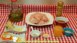 Receta de pollo a la naranja