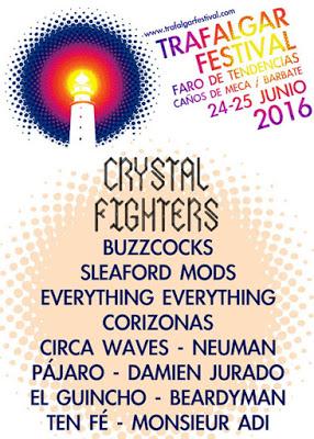 Trafalgar Festival 2016: Crystal Fighters, Neuman, Corizonas, Everything Everything.....