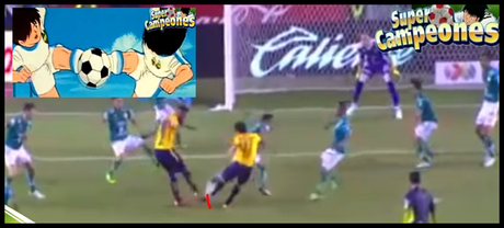 Un gol que recuerda al que hicieron Oliver y Tom en 